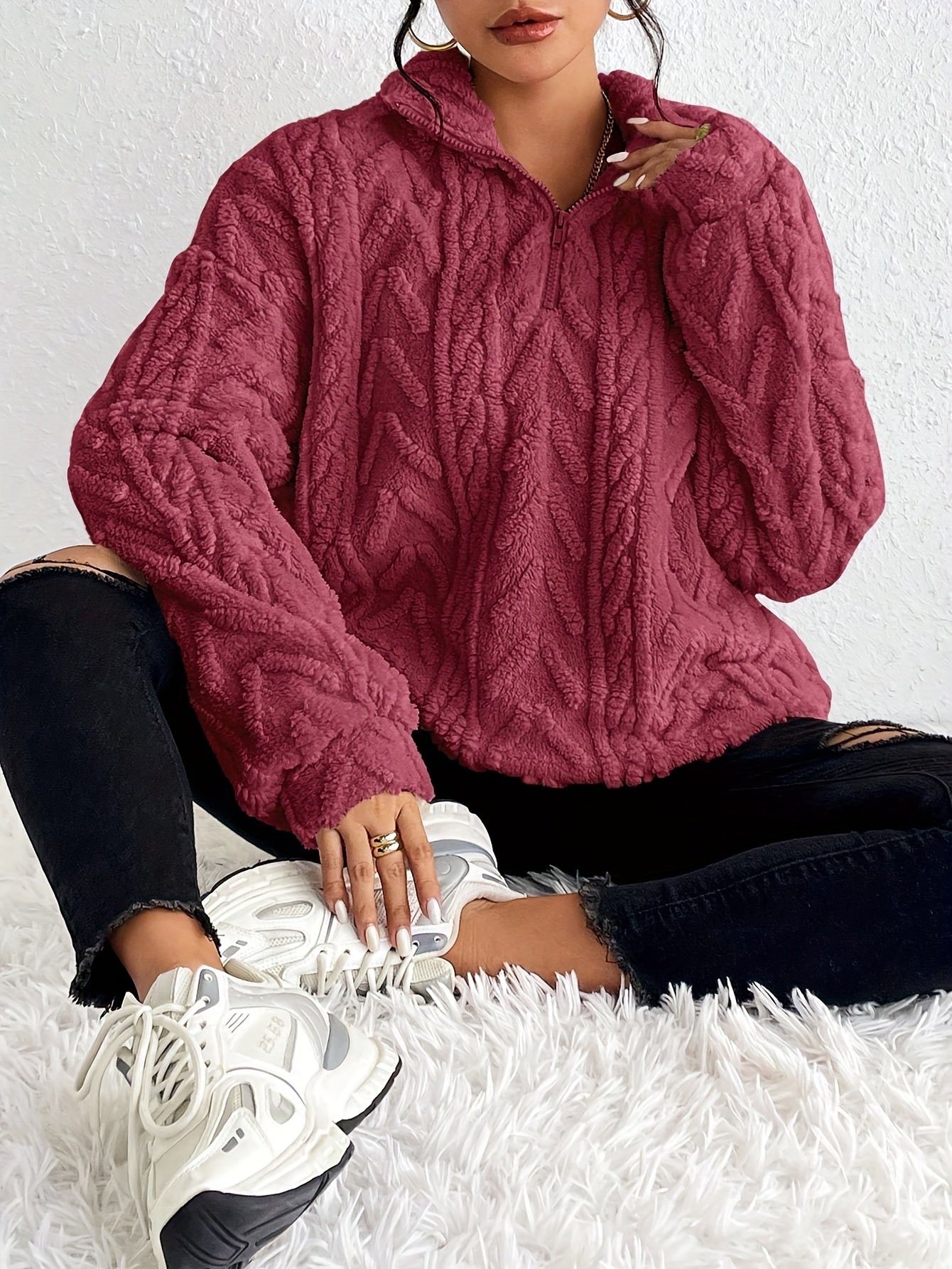 Amelia® | Elegant Fleece Jumper