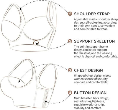 Amelia | Plus Size Support Bra