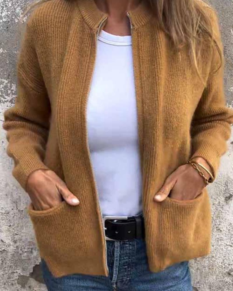 Amelia | Cardigan with Zip
