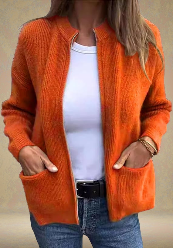 Amelia | Cardigan with Zip