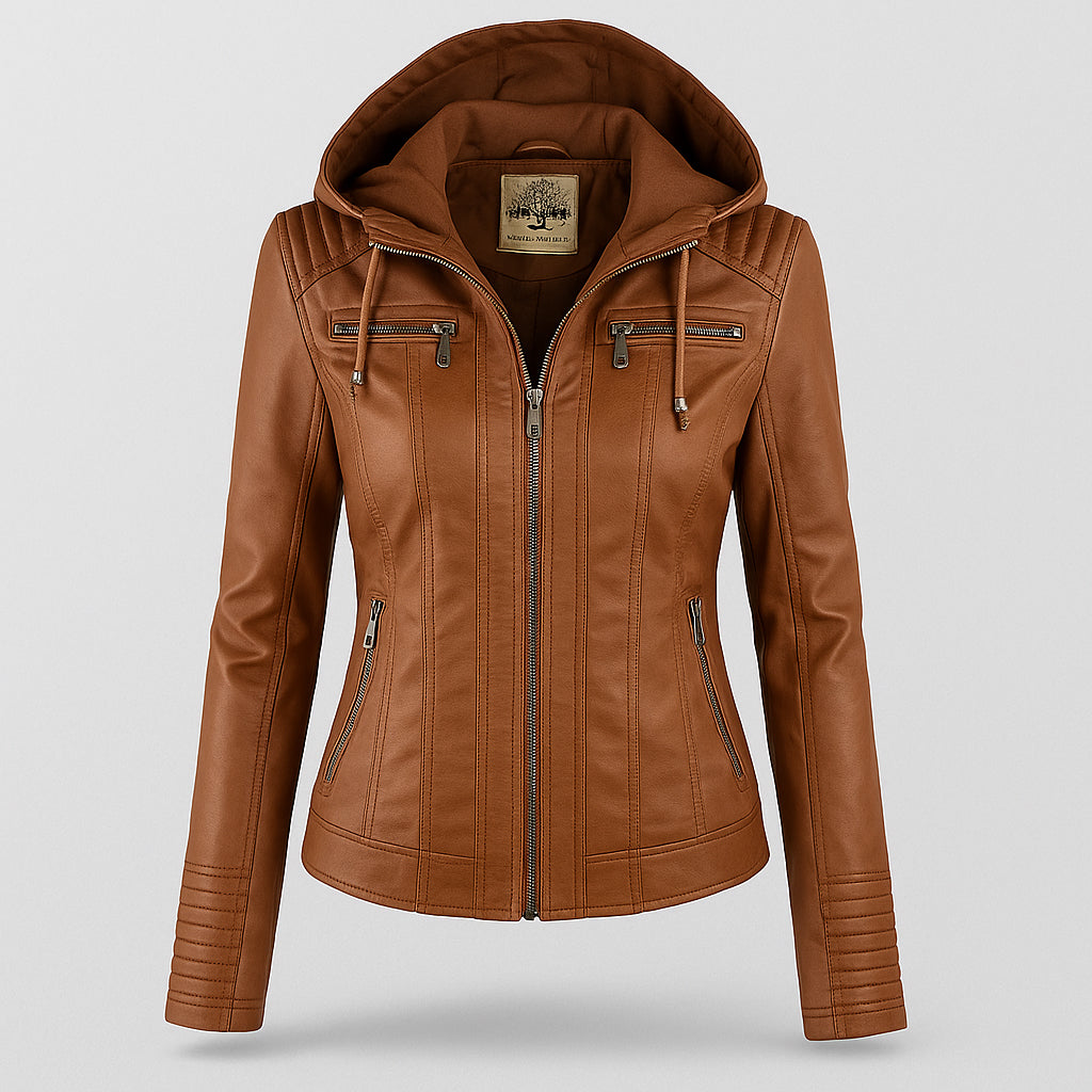 Briella | Women's Weather-Resistant Leather Jacket | Timeless Style