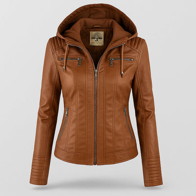 Briella | Women's Weather-Resistant Leather Jacket | Timeless Style