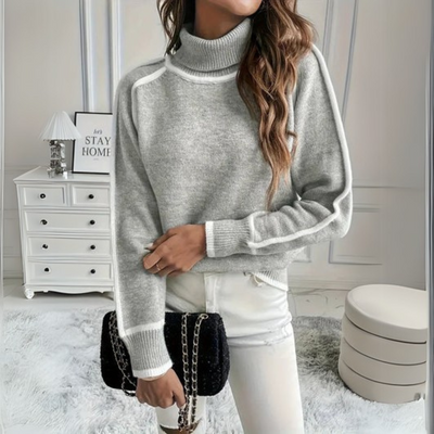 AURORA | Elegant Sweater with a Turtleneck