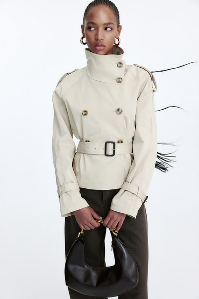 Amelia™ | Short Trench Coat