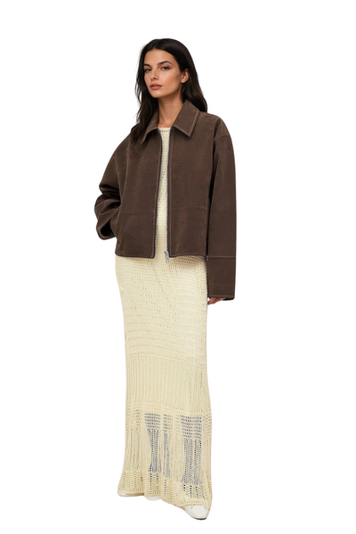 Amelia™ | VALIRA Faux Suede Zip Jacket