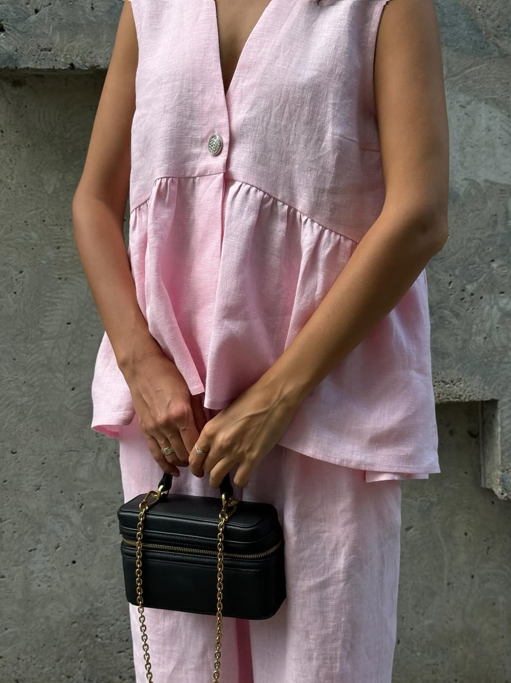 Amelia| Cotton Linen Set