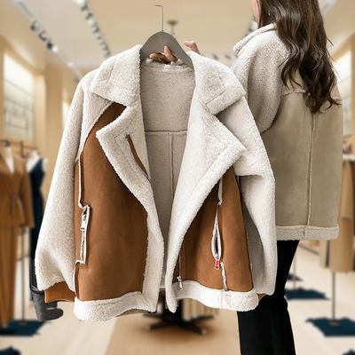 Erin - Zip-Up Faux Fur Jacket