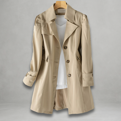 Elodie | Custom Tailored Women's Trench Coat | Classic Lightweight