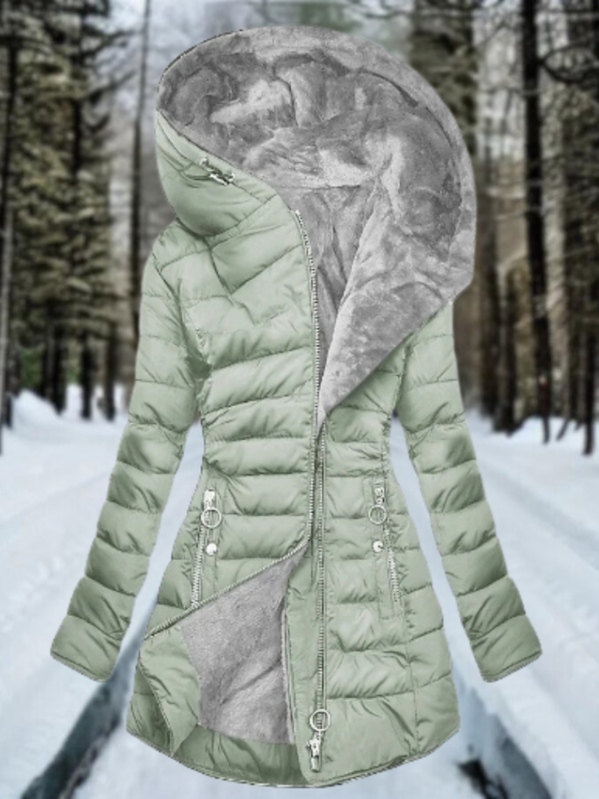 Vela | Warm Furry Coat for Women