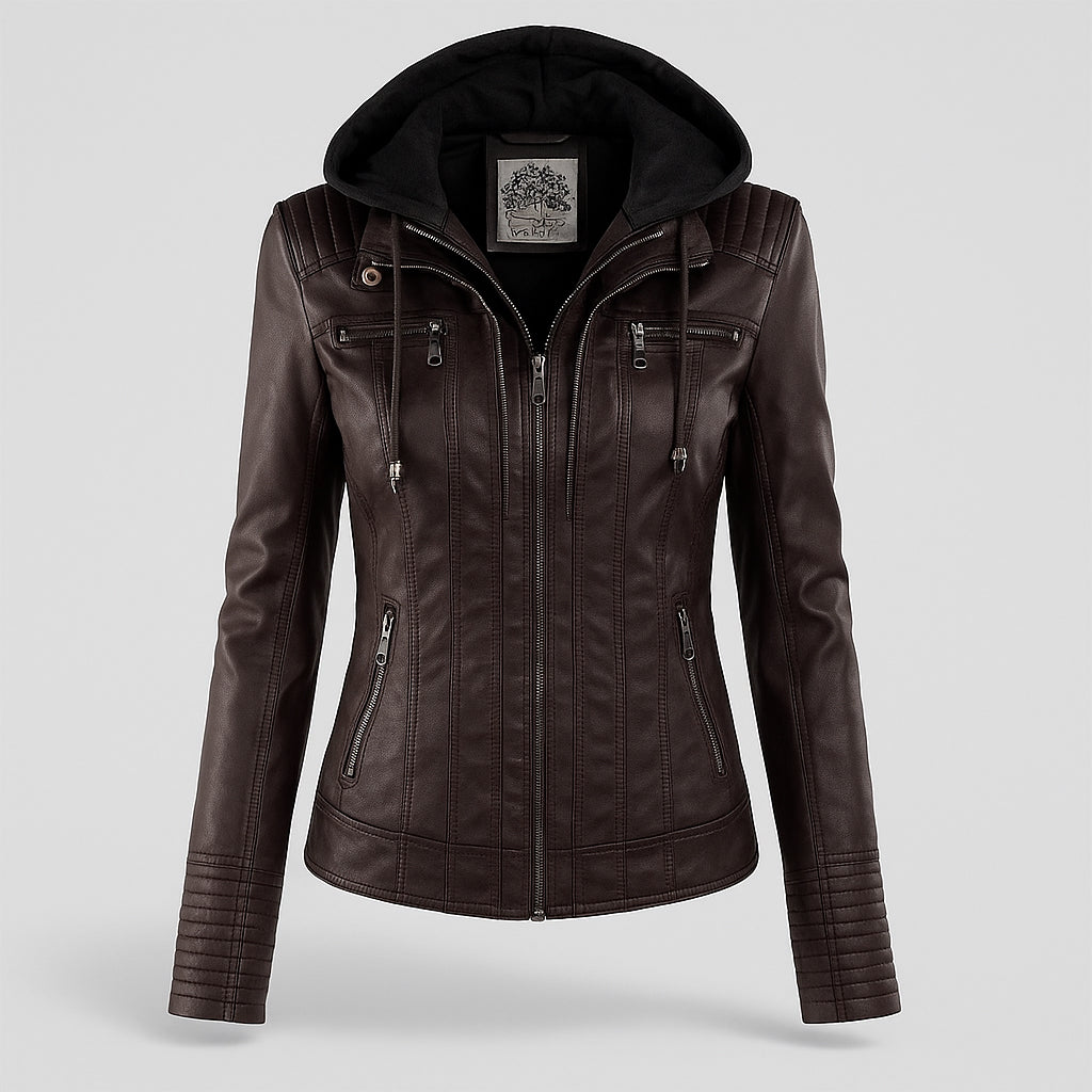 Briella | Women's Weather-Resistant Leather Jacket | Timeless Style