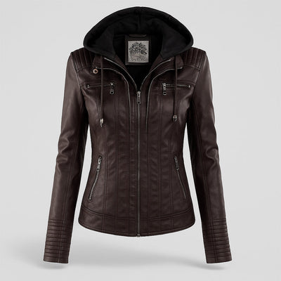 Briella | Women's Weather-Resistant Leather Jacket | Timeless Style
