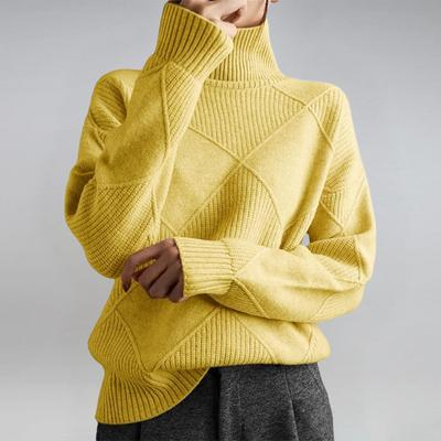 Lauren | Luxury Cashmere Roll Neck Jumper