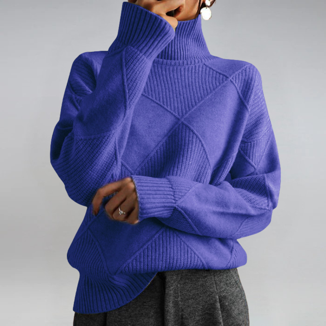 Lauren | Luxury Cashmere Roll Neck Jumper