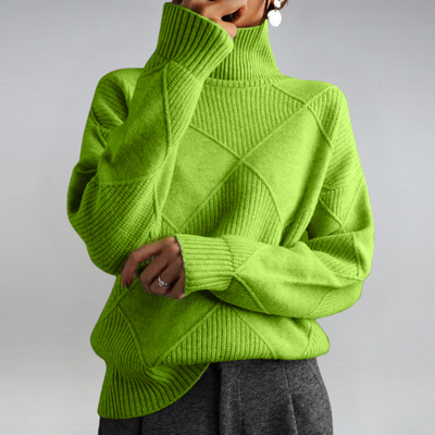 Lauren | Luxury Cashmere Roll Neck Jumper