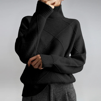 Lauren | Luxury Cashmere Roll Neck Jumper