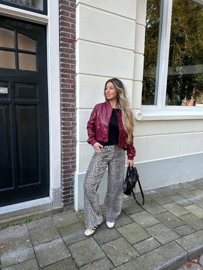 Amelia™ | Classic Leather Jacket