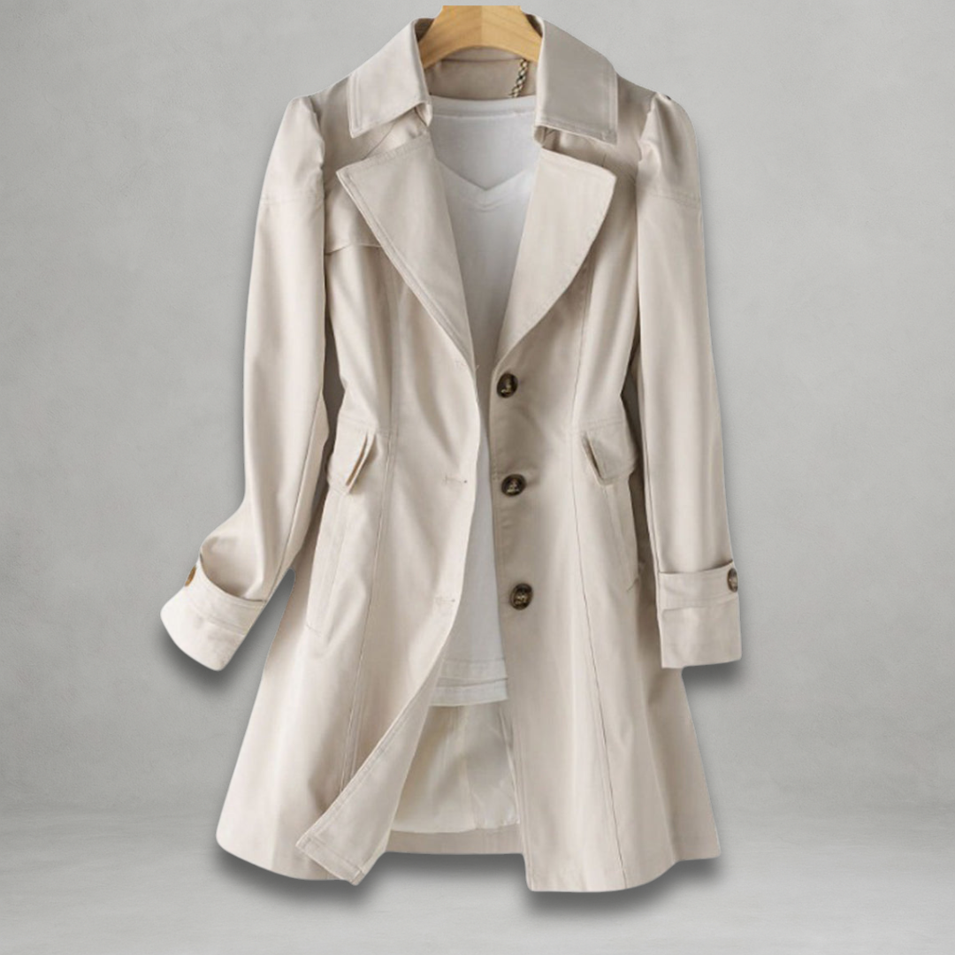 Elodie | Custom Tailored Women's Trench Coat | Classic Lightweight