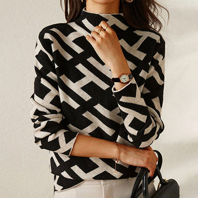 Amelia® | Modern Sweater with Patterns