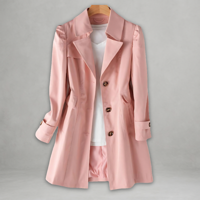 Elodie | Custom Tailored Women's Trench Coat | Classic Lightweight
