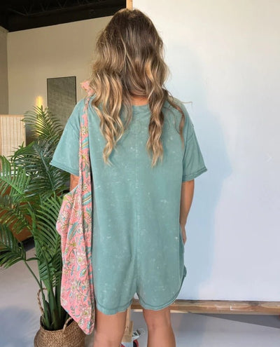 Amelia | Chic Washed Romper