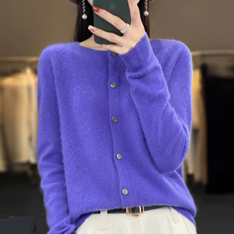 Amelia® | Elegant Button Cardigan