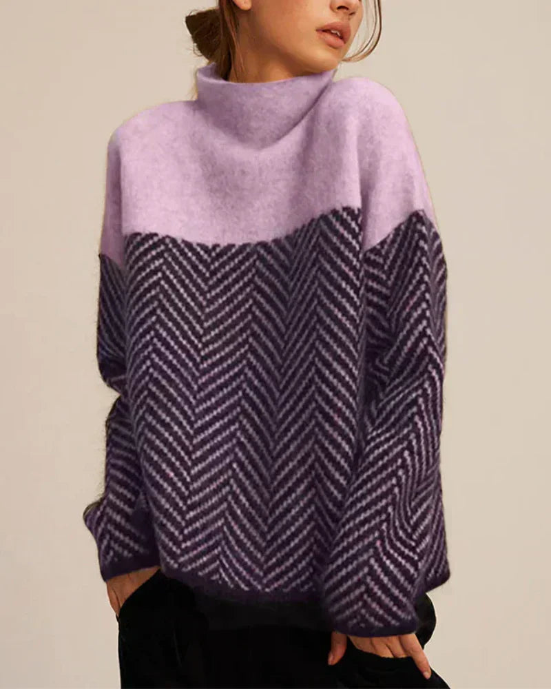 Norah | Cotton Roll Neck Jumper