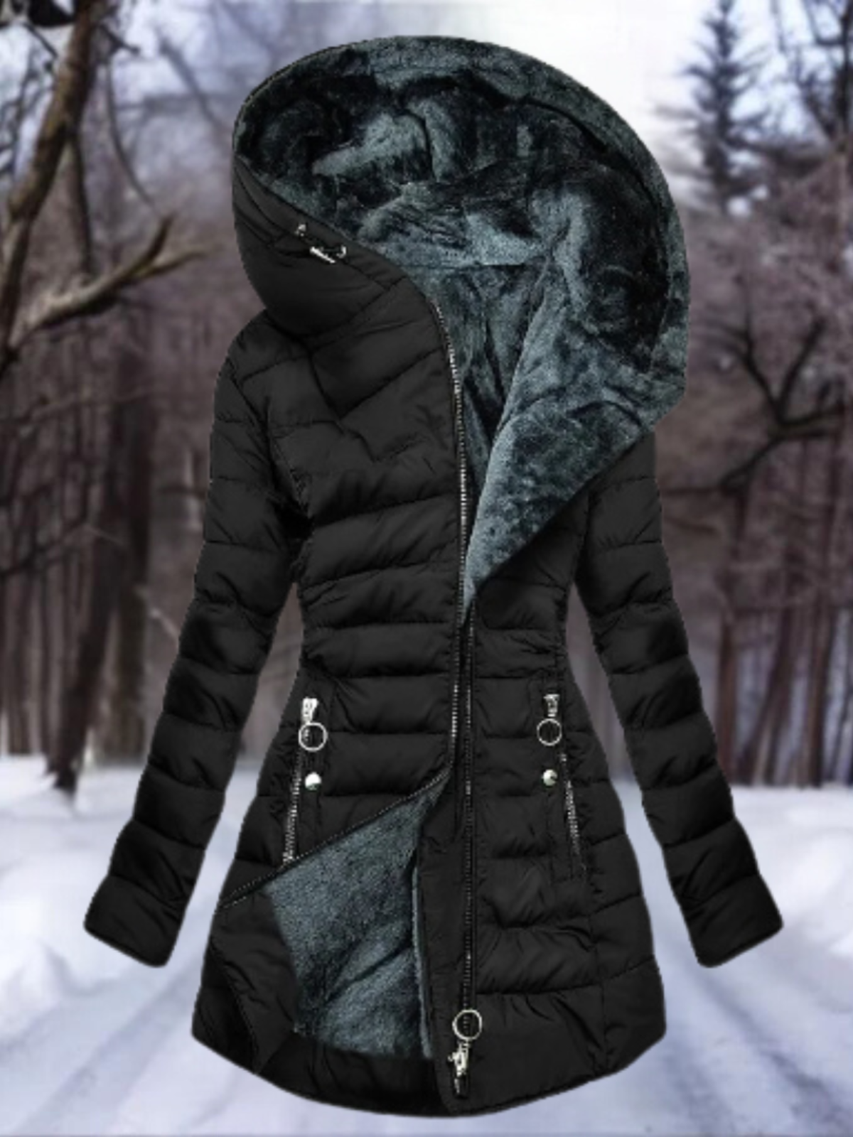 Vela | Warm Furry Coat for Women