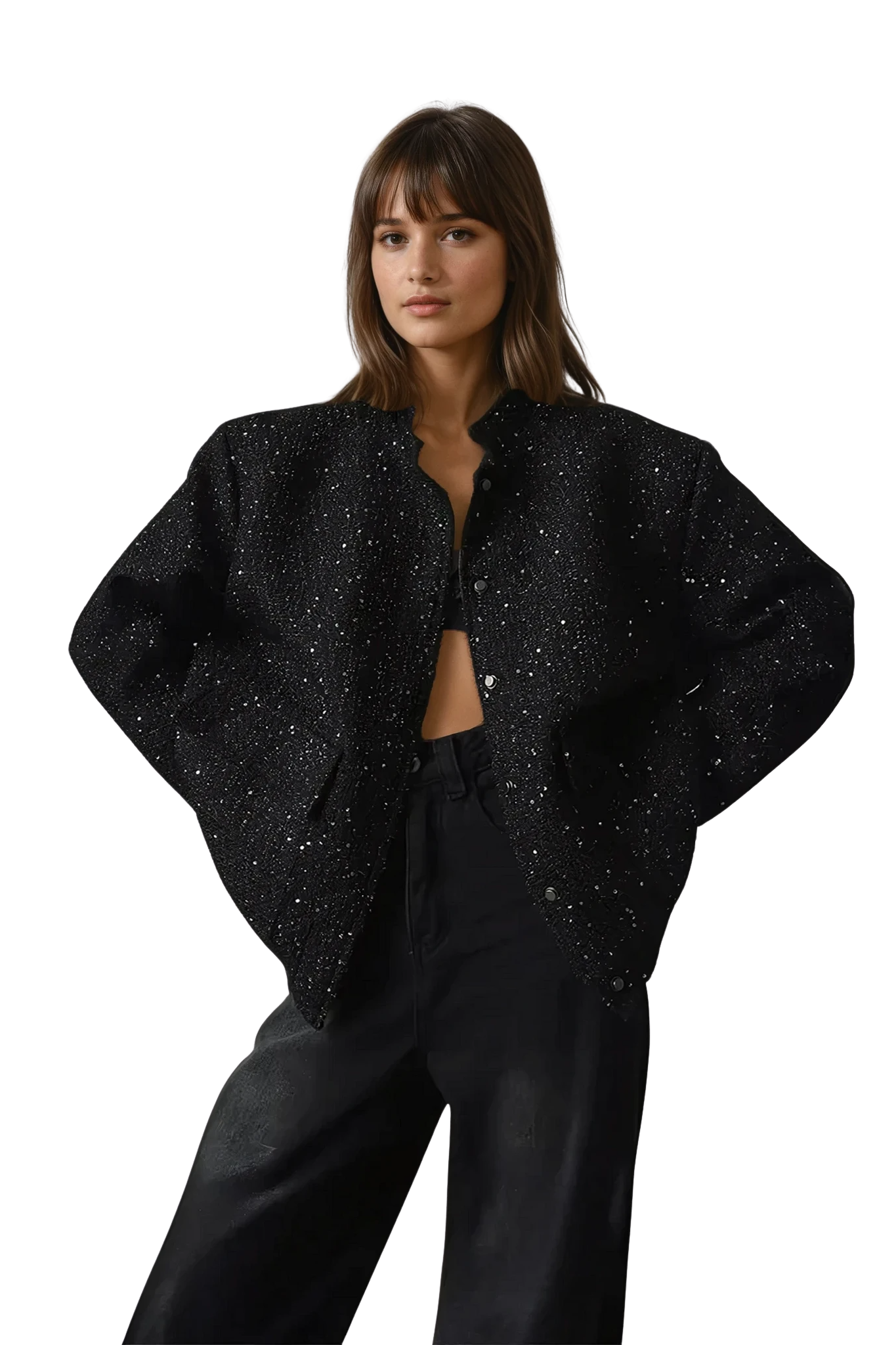 Amelia™ | LUMINA Sequin Jacket