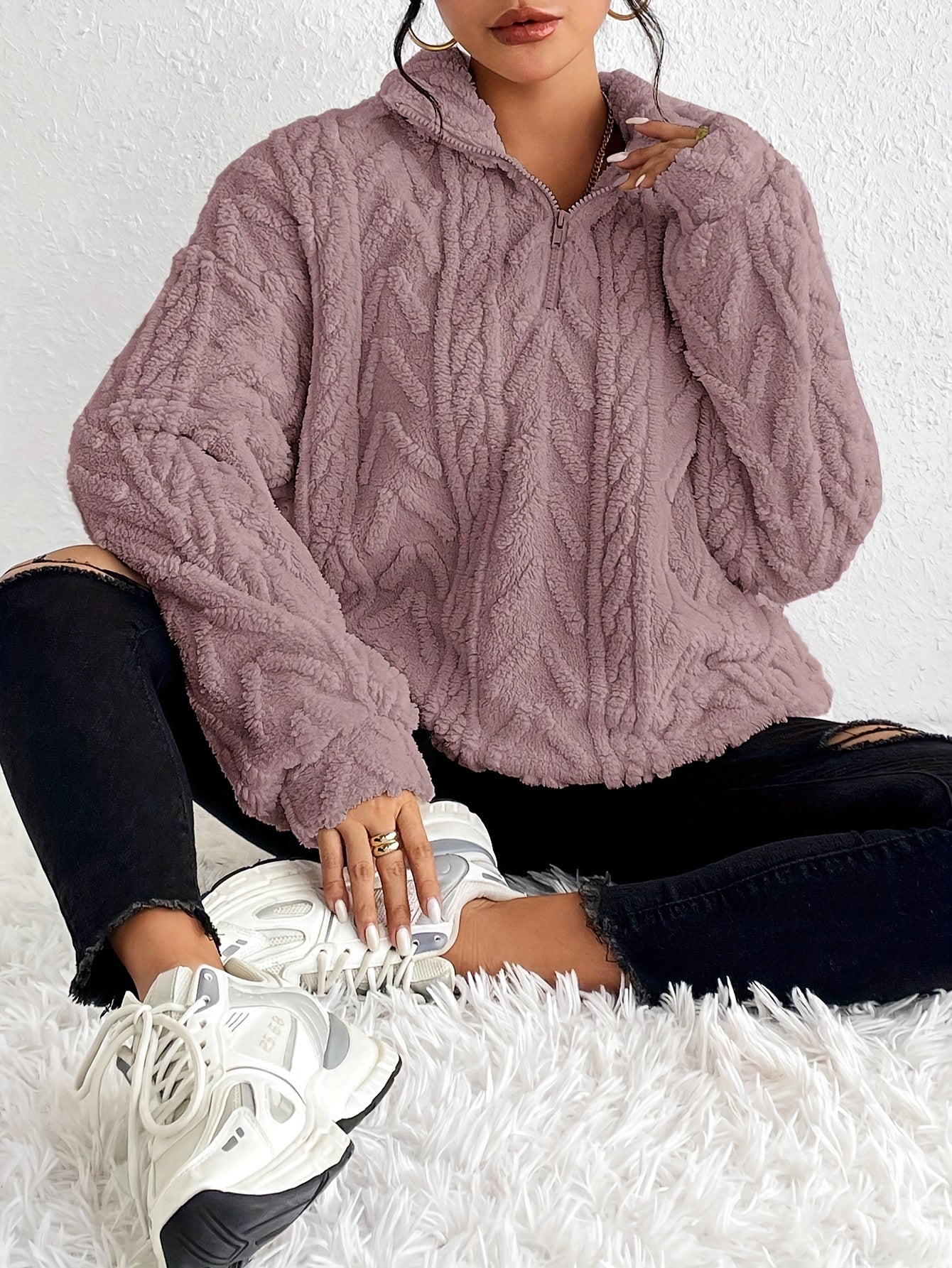 Amelia® | Elegant Fleece Jumper