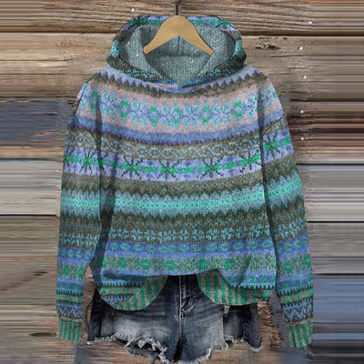 Amelia | Retro Ethnic Hoodie