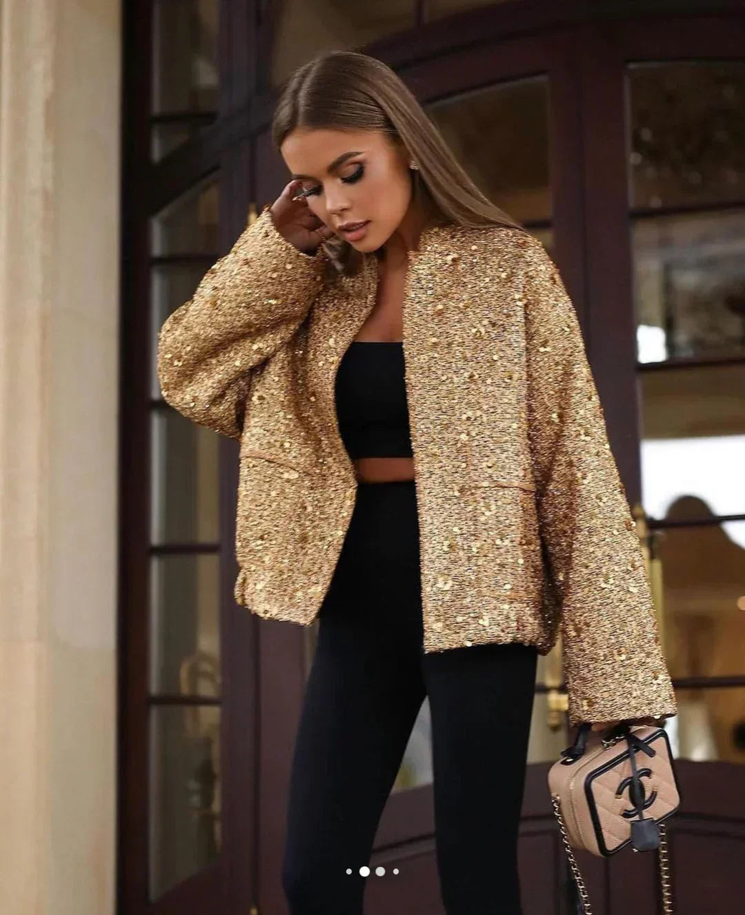 Amelia™ | LUMINA Sequin Jacket