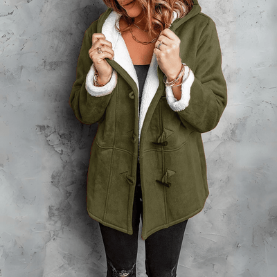 Claudine - Chic Furry Coat with Hood