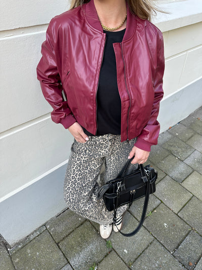 Amelia™ | Classic Leather Jacket