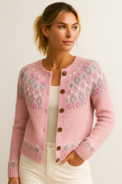 Amelia | Rosa cardigan with print