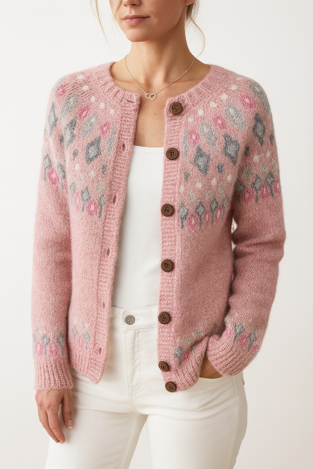 Amelia | Rosa cardigan with print