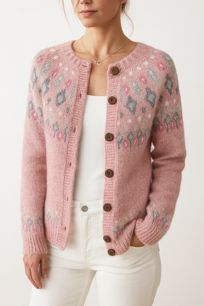 Amelia | Rosa cardigan with print