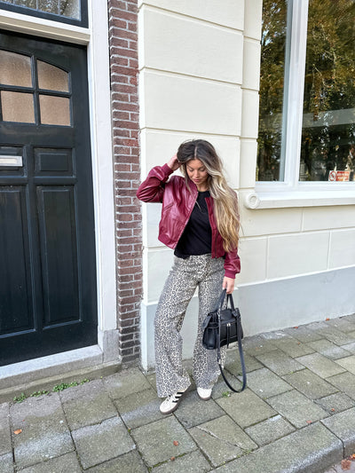 Amelia™ | Classic Leather Jacket