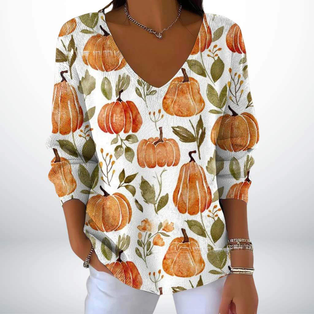 Evelien™ – Soft Jumper with V-Neck