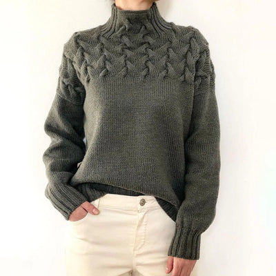 Elena | Warm Knitted Roll Neck