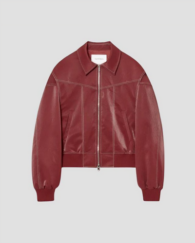 Amelia® | Oversized Faux Leather Jacket