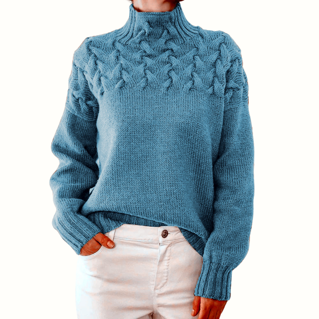 Elena | Warm Knitted Roll Neck