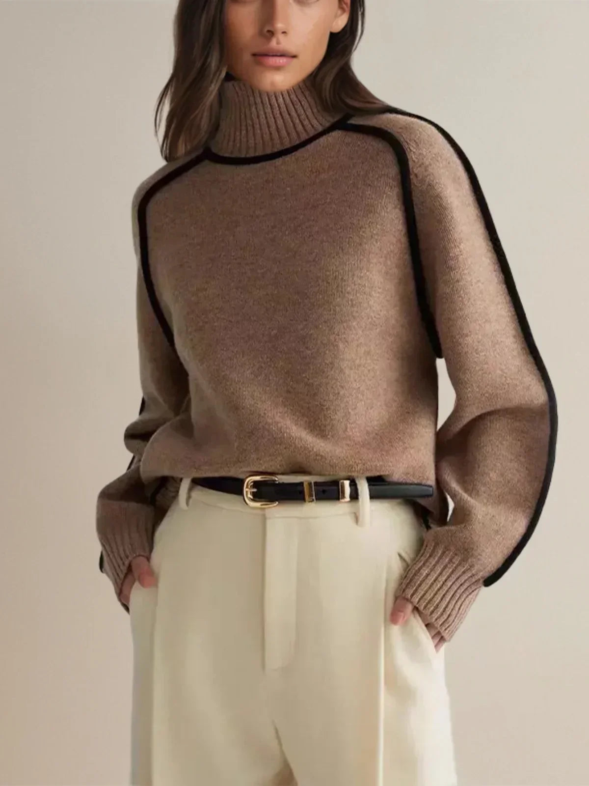 Donna | Elegant Roll Neck Jumper