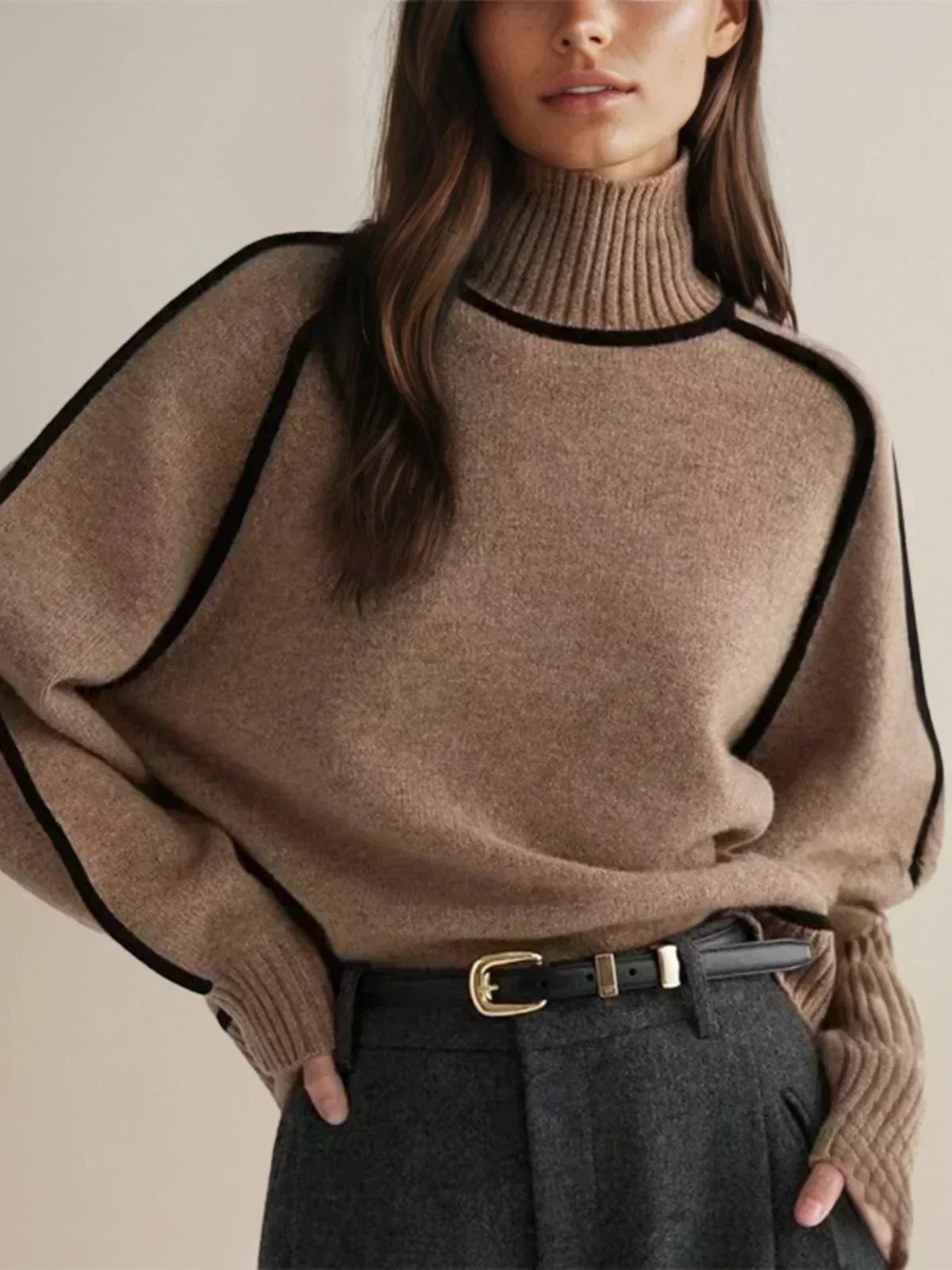 Donna | Elegant Roll Neck Jumper