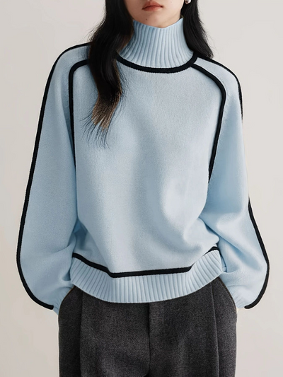 Amelia® | Soft Wool Jumper with High Neck