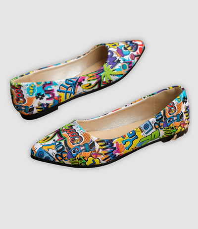 Bianca - Colourful Flat Women's Shoes