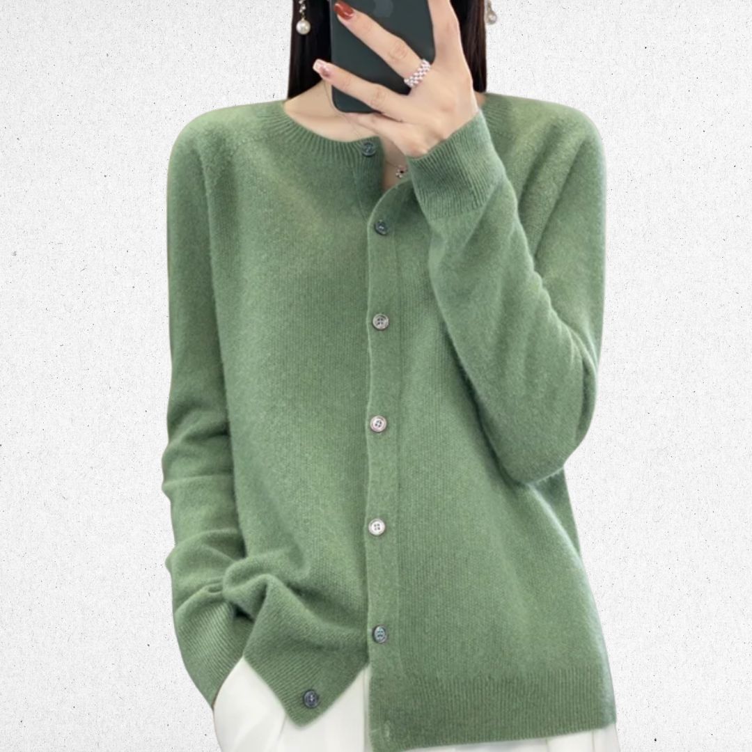 Amelia® | Elegant Button Cardigan