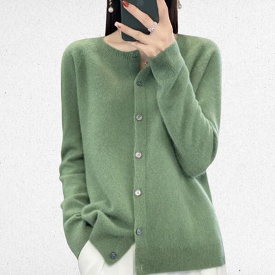 Amelia® | Elegant Button Cardigan
