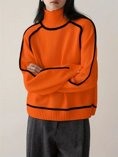 Amelia® | Soft Wool Jumper with High Neck