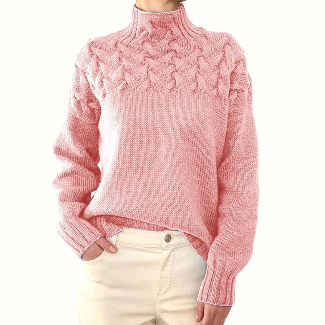 Elena | Warm Knitted Roll Neck