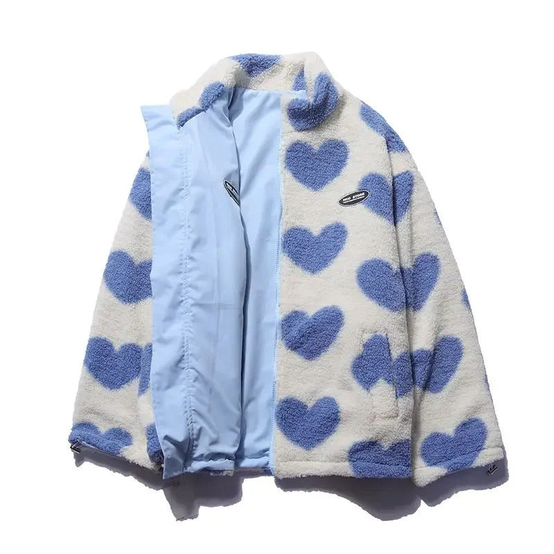 Amelia™ | Reversible Heart Print Jacket